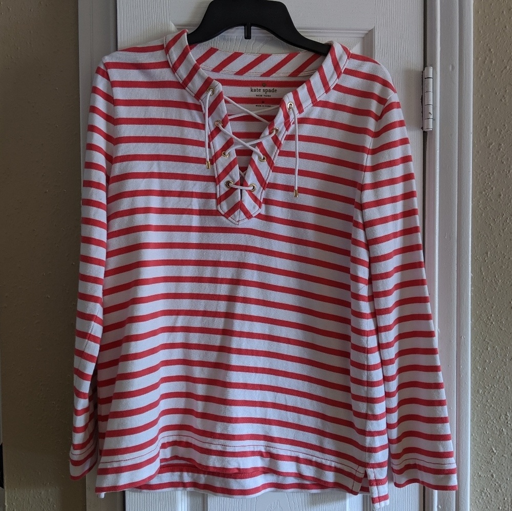 Kate Spade striped nautical sweater EUC